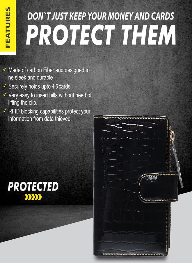 TnW PU Leather Wallet for Women (Black) - Image 4